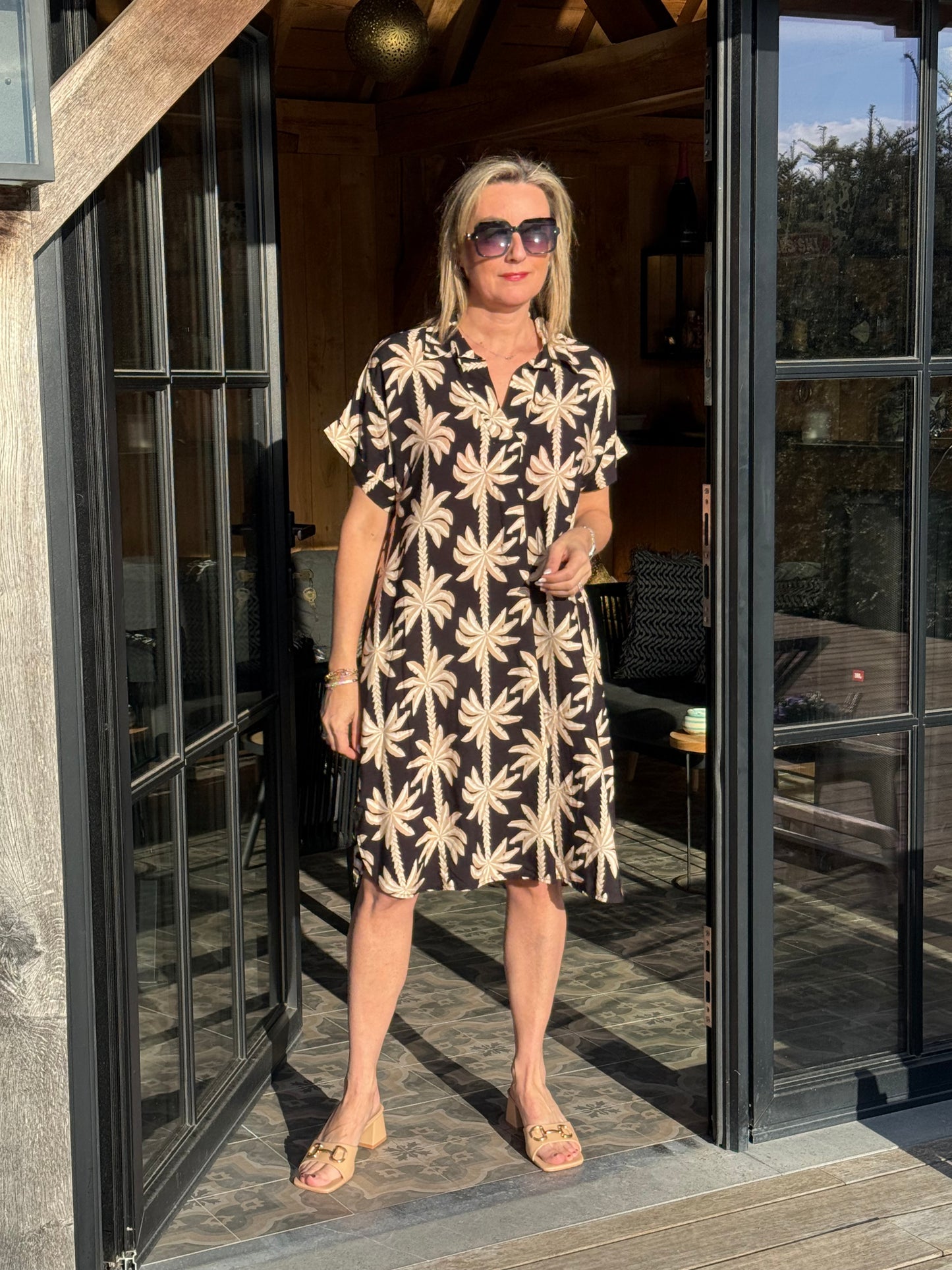 Kleed Cally Palm Black