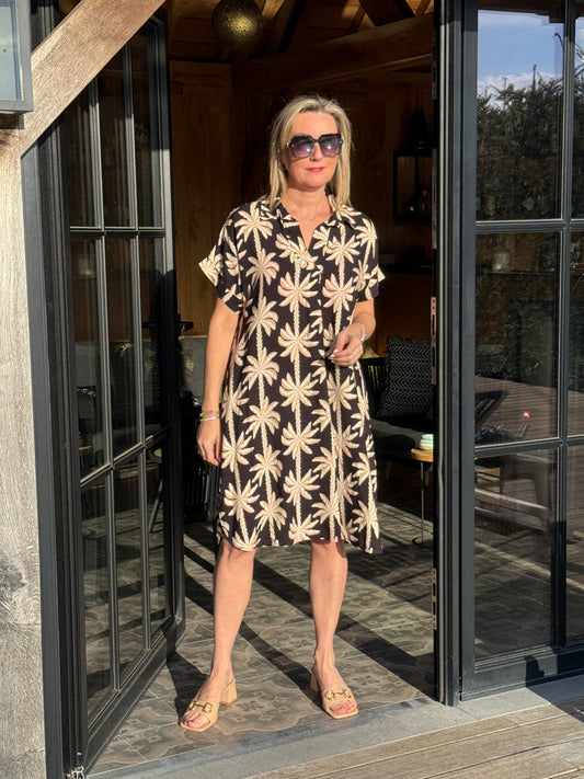 Kleed Cally Palm Black