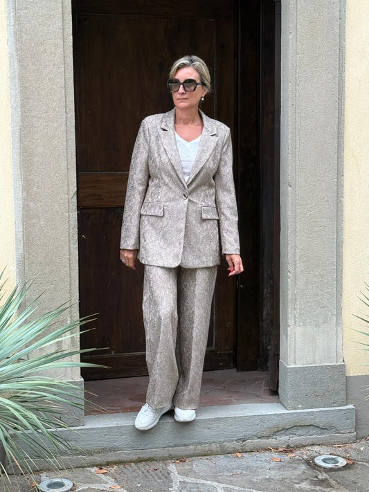 Kostuum Brianda taupe