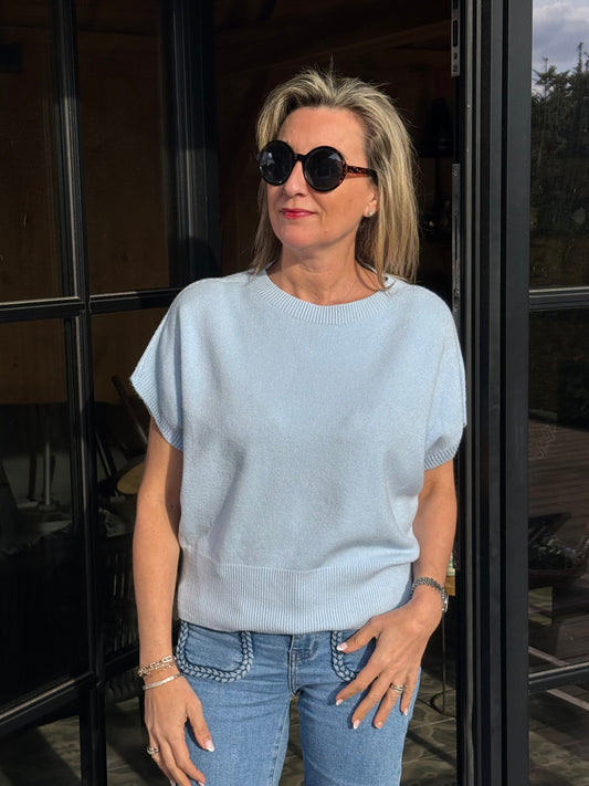 Tricot trui Cosy Light Blue