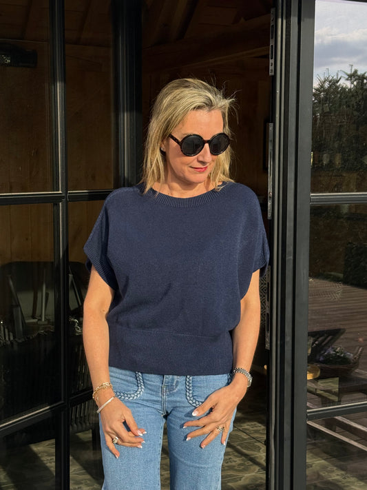 Tricot trui Cosy Navy