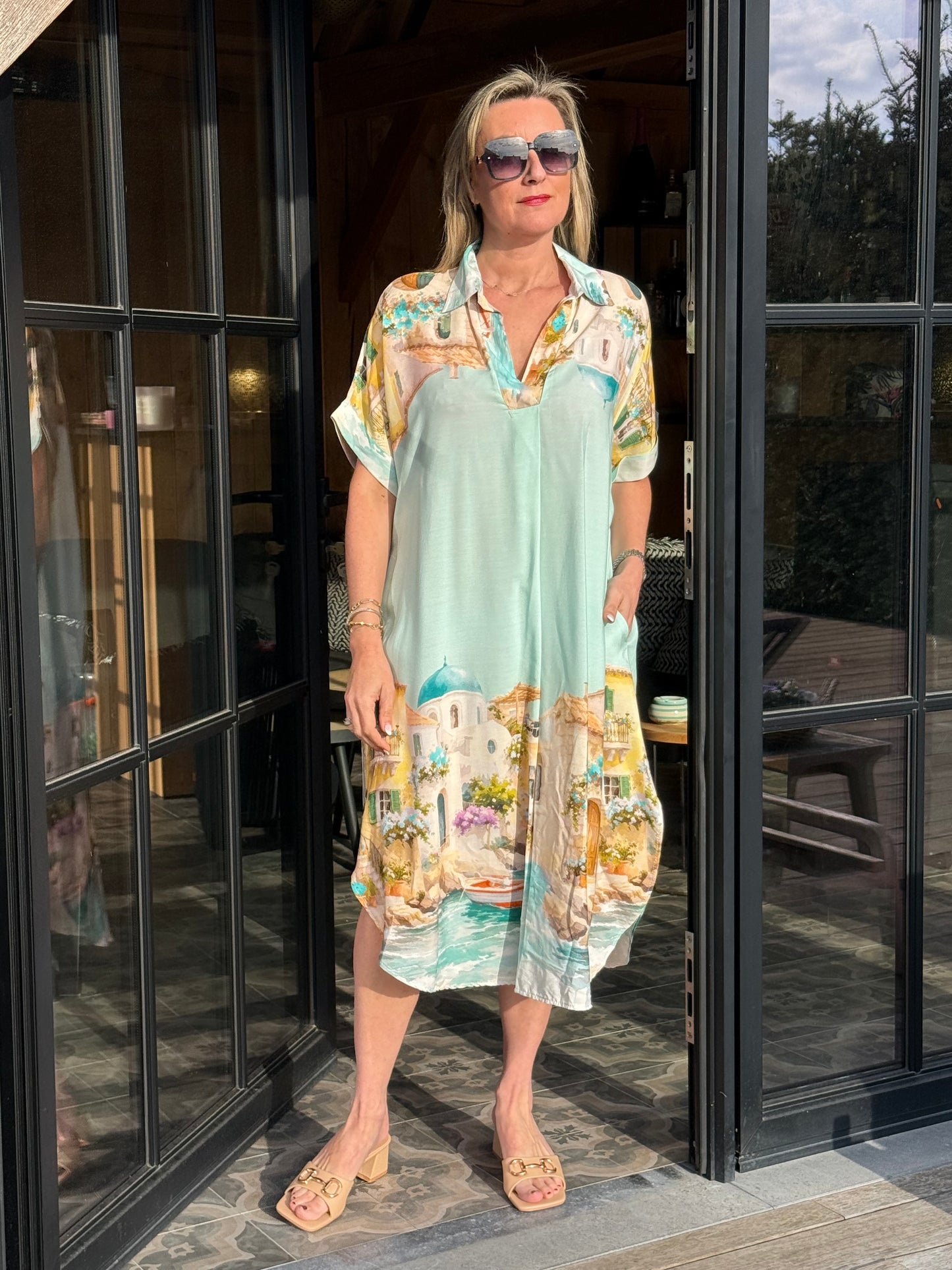 Kleed Candice Mykonos Green
