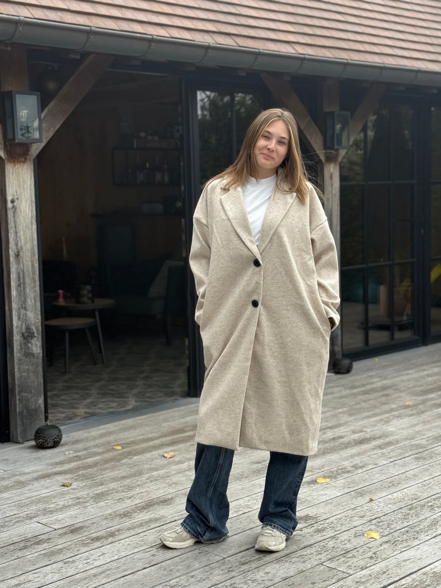 Jas Brendy beige