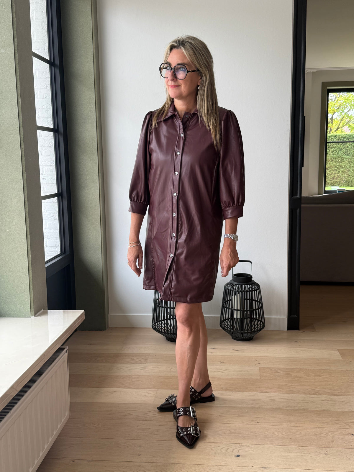 Dress Celia Wine