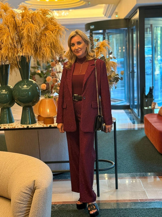 Kostuum Brianda Bordeaux