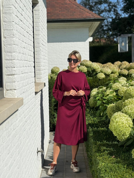 Kleed Bena burgundy