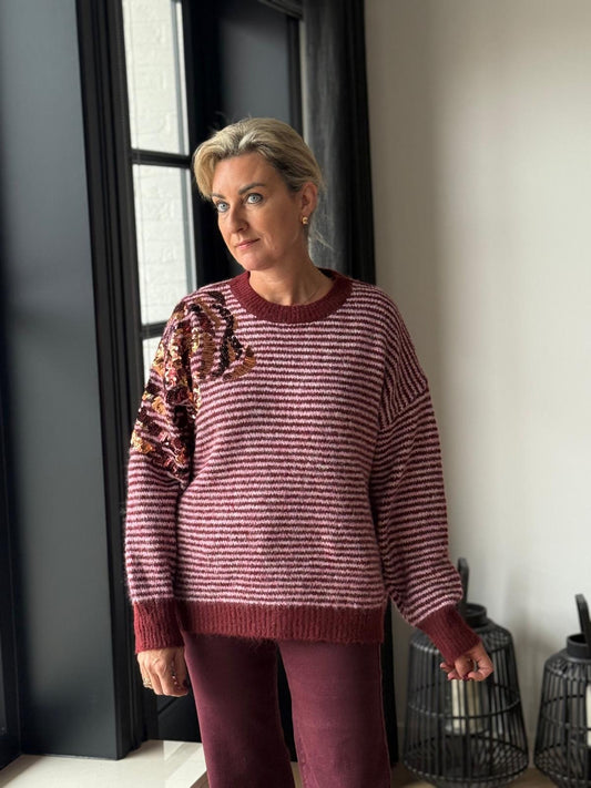 Pull Betsie Bordeaux