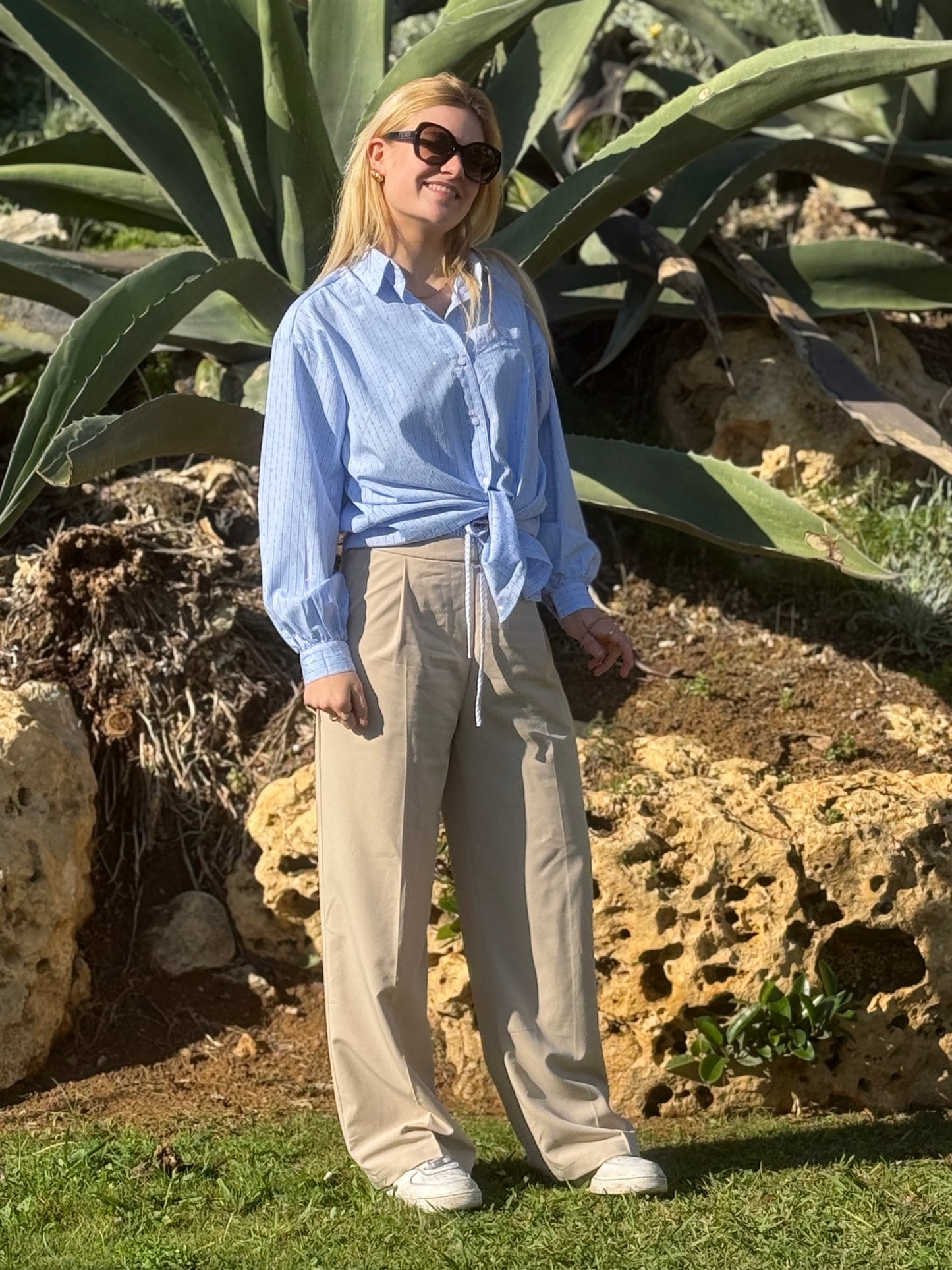 Blouse Adèle blauw