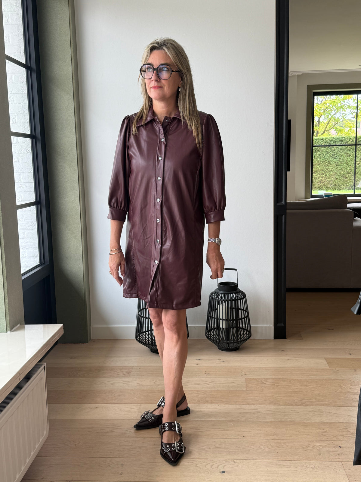 Dress Celia Wine