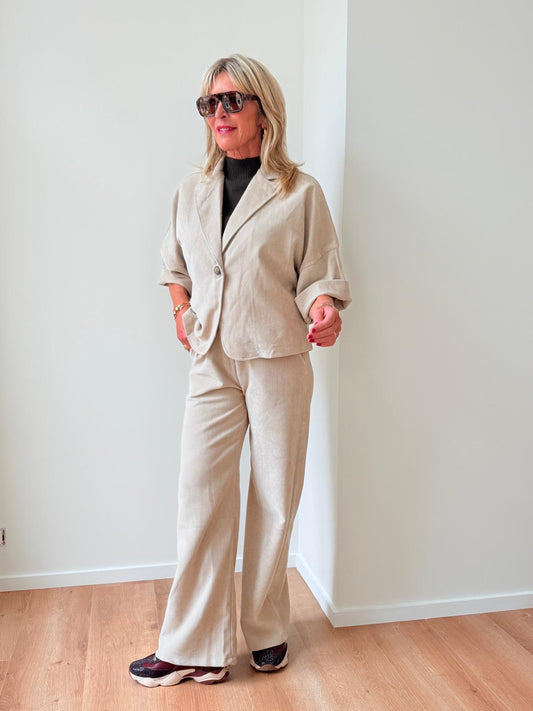 Broek Crabi beige
