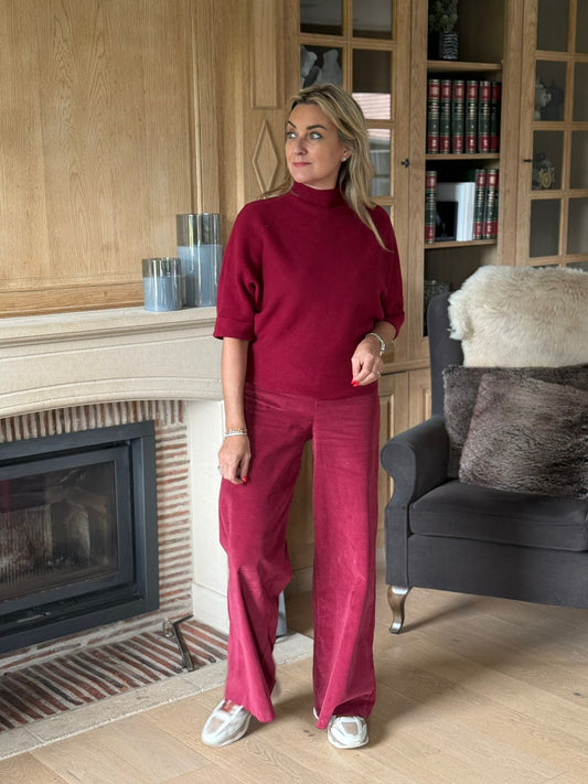 Broek Secret wijd Bordeaux