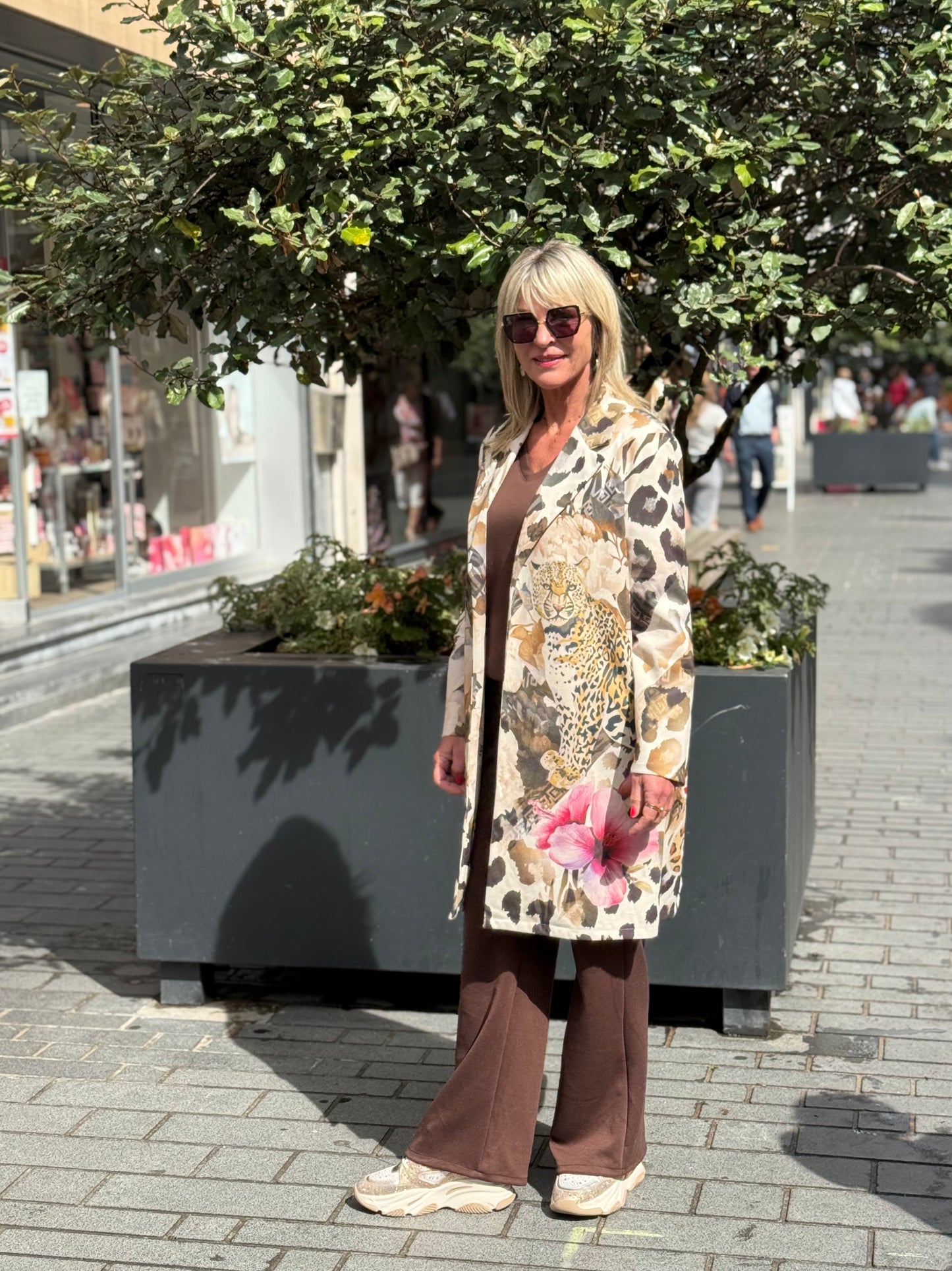 Lange jas Bridget rose