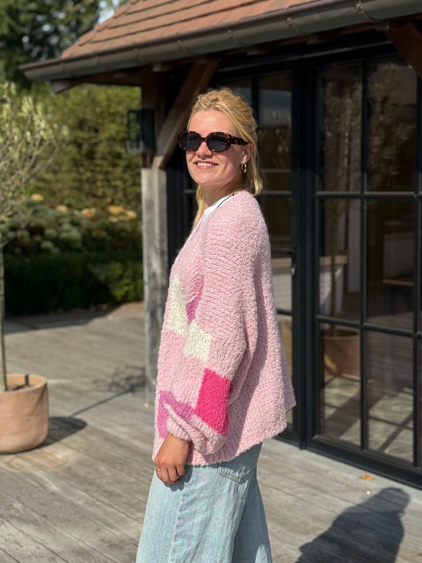 Gilet Bopora roze