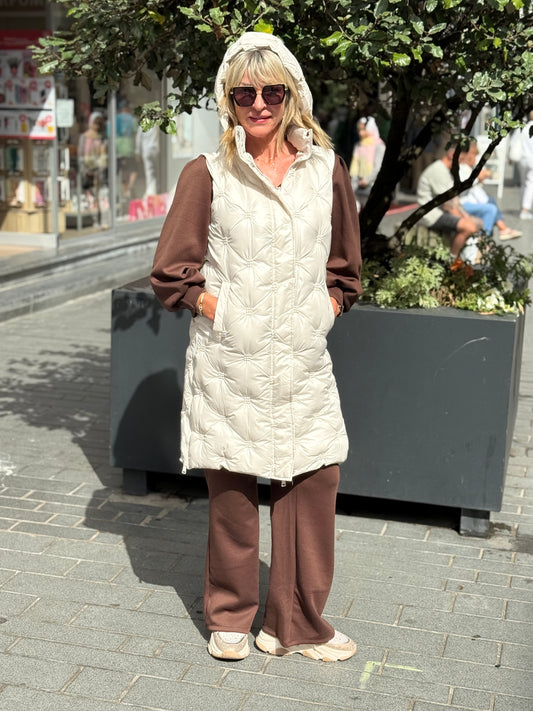 Bodywarmer Beyza beige