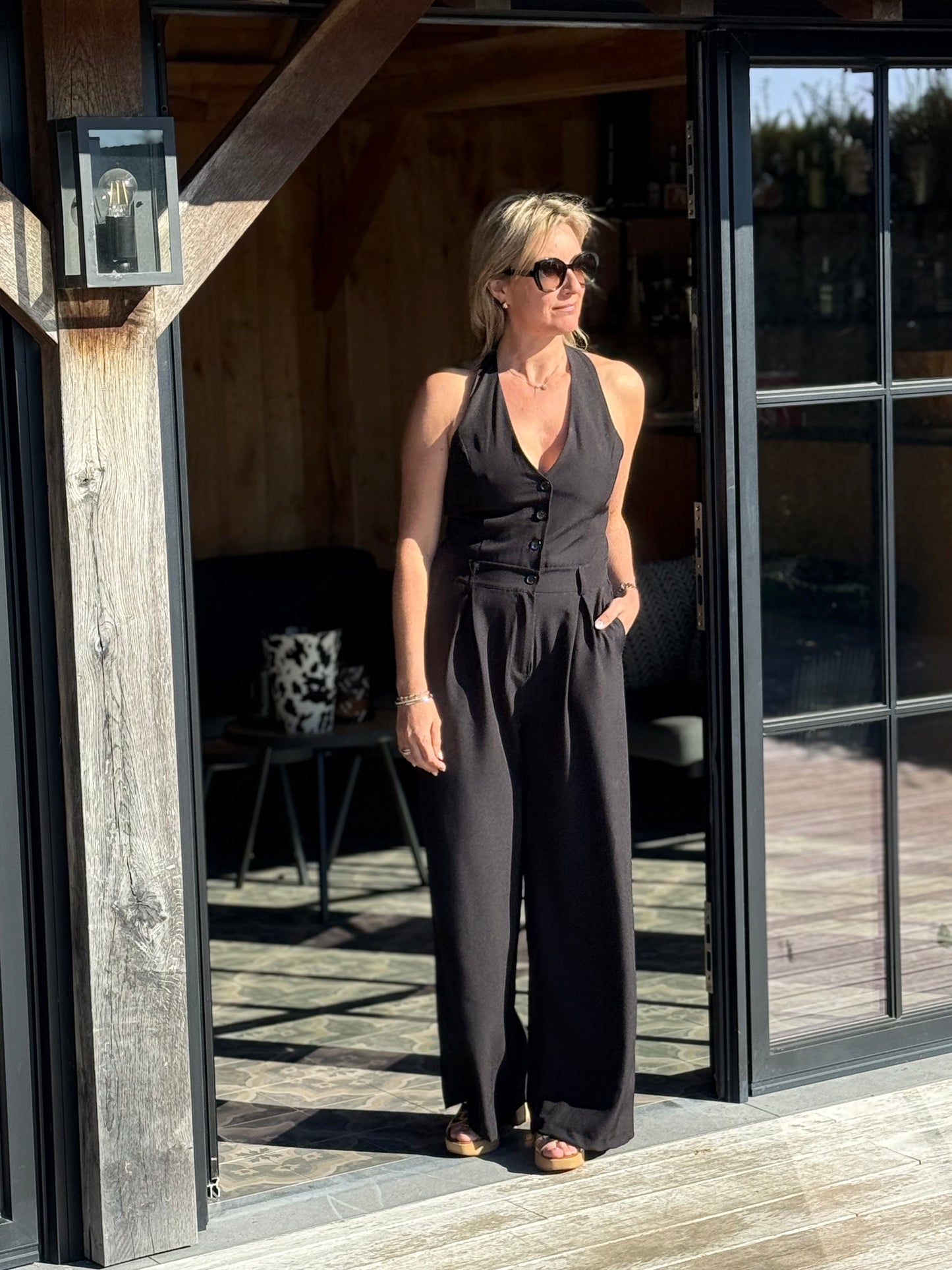 Jumpsuit Aletta zwart