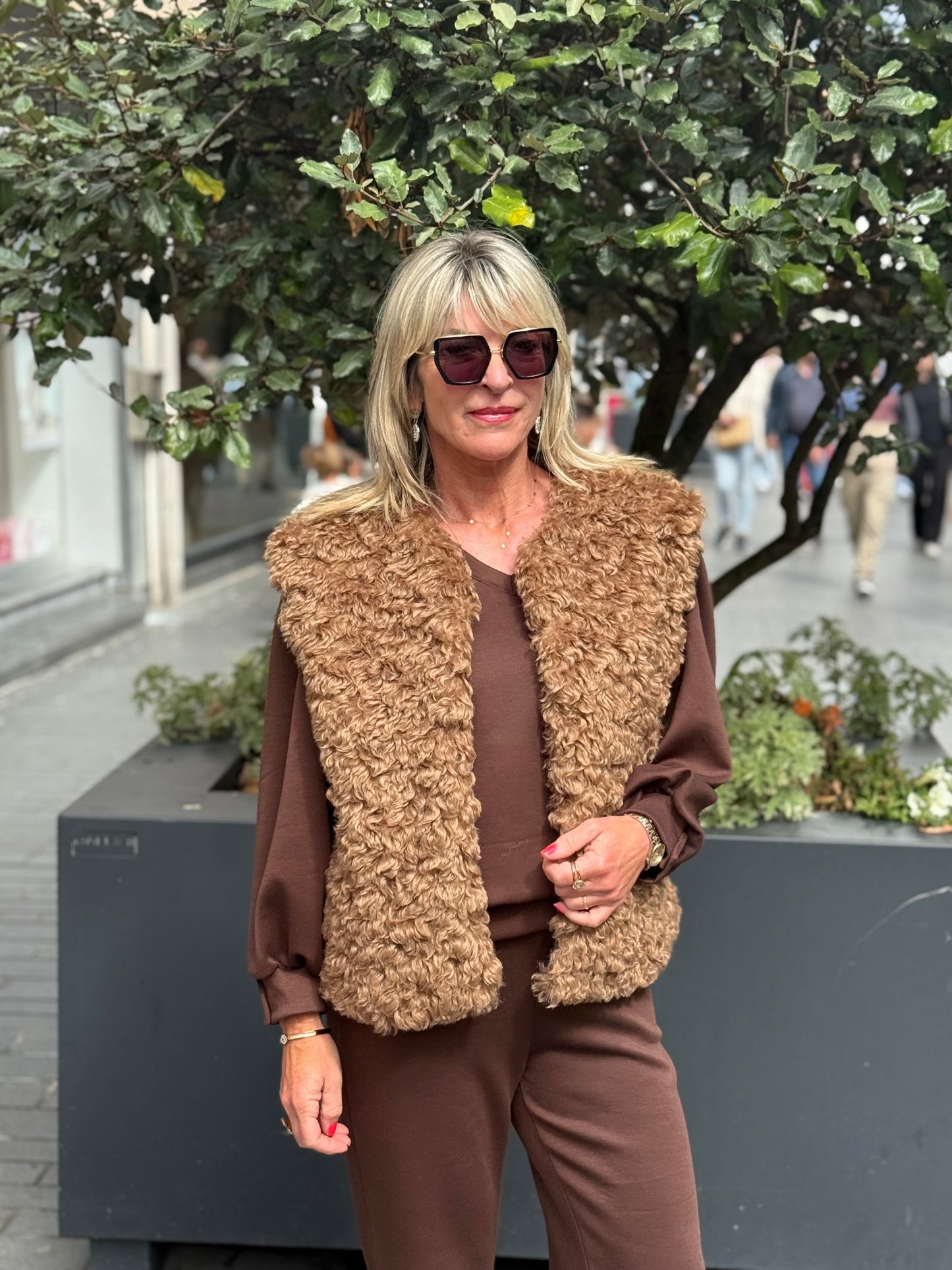 Bodywarmer Brita Camel