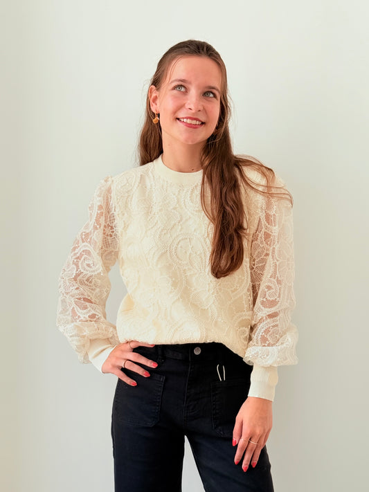 Pull Birgit beige