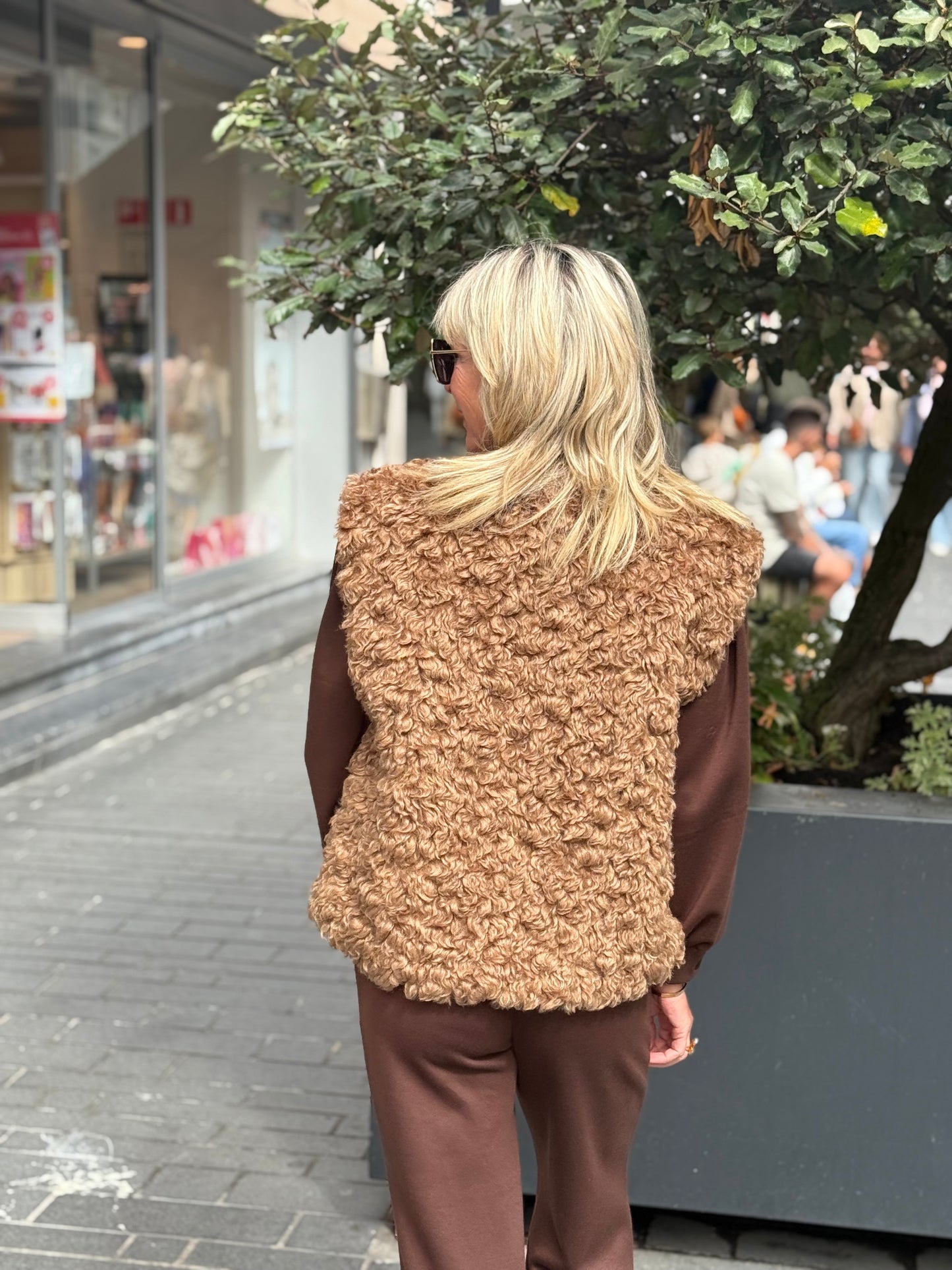Bodywarmer Brita Camel