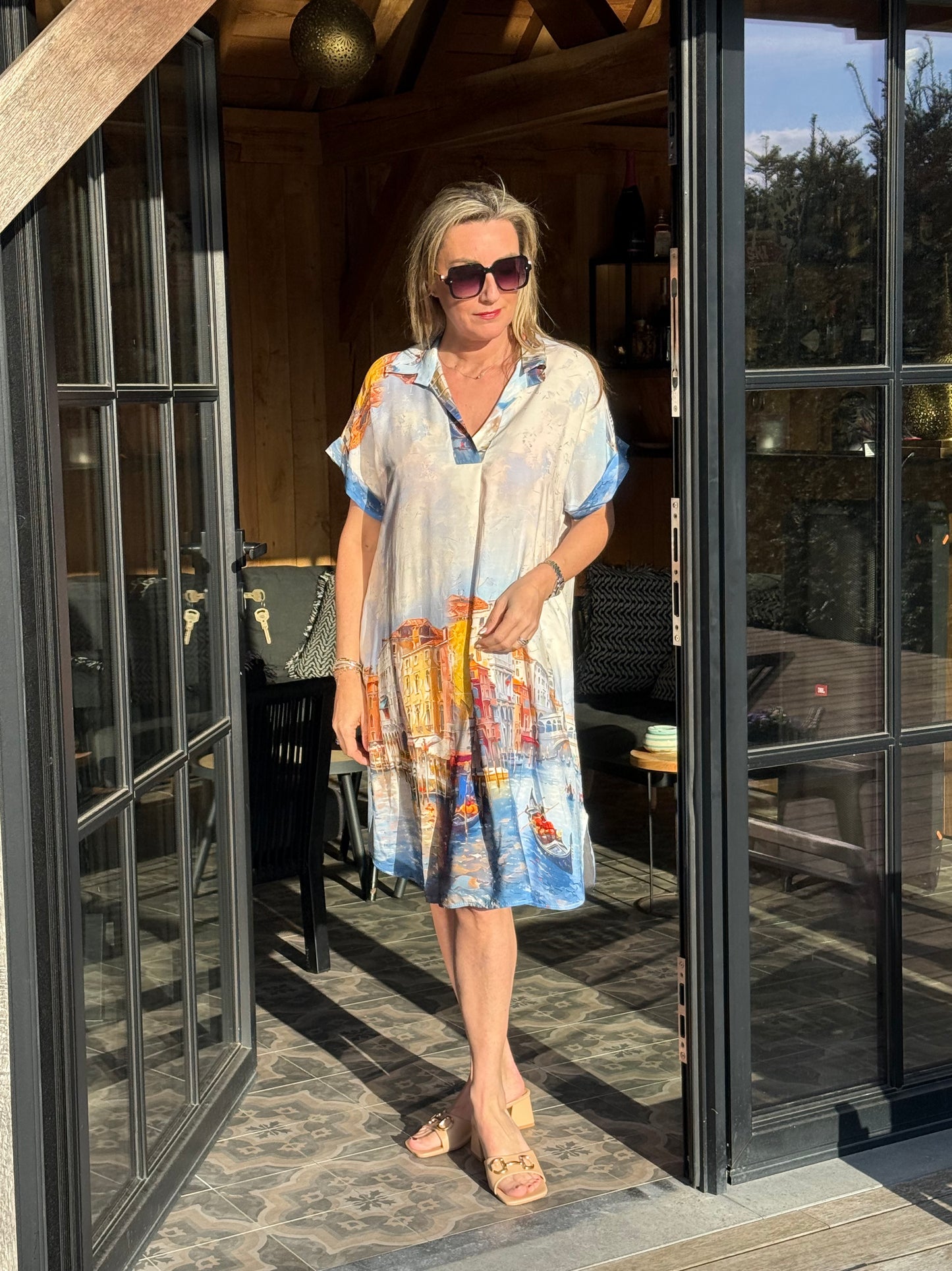 Kleed Cally Venice Blue