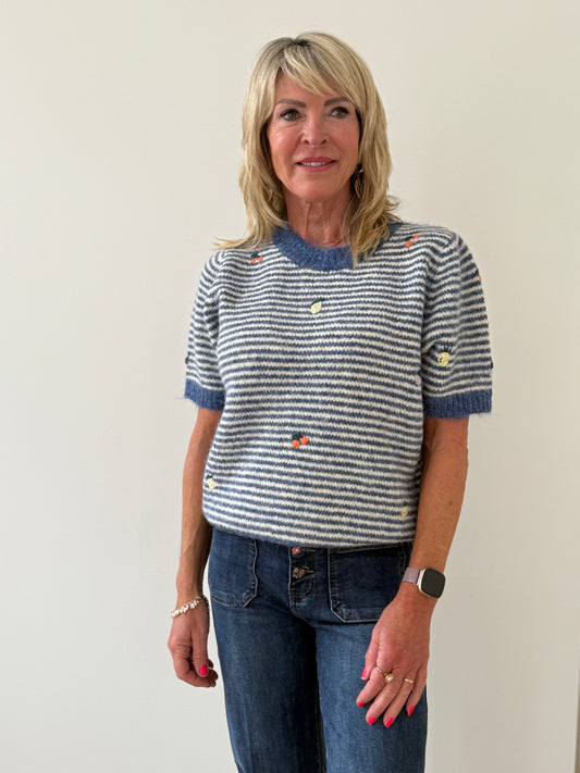 Pull Bibi blauw