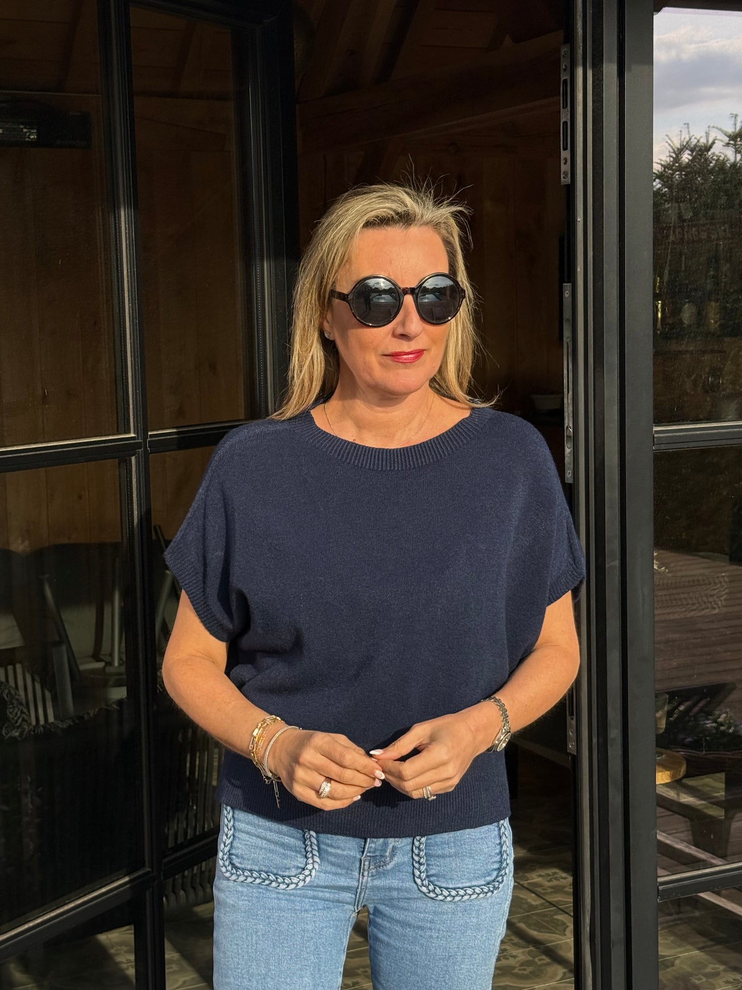 Tricot trui Cosy Navy