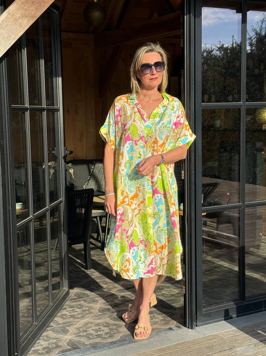 Kleed Candice Cashmire Green