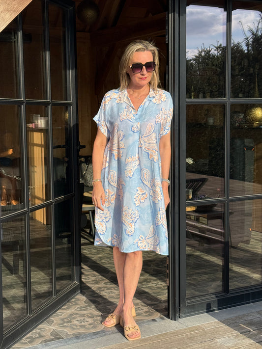 Kleed Cally Blue Orange