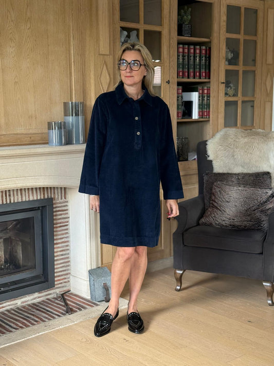 Kleed Bertine blauw