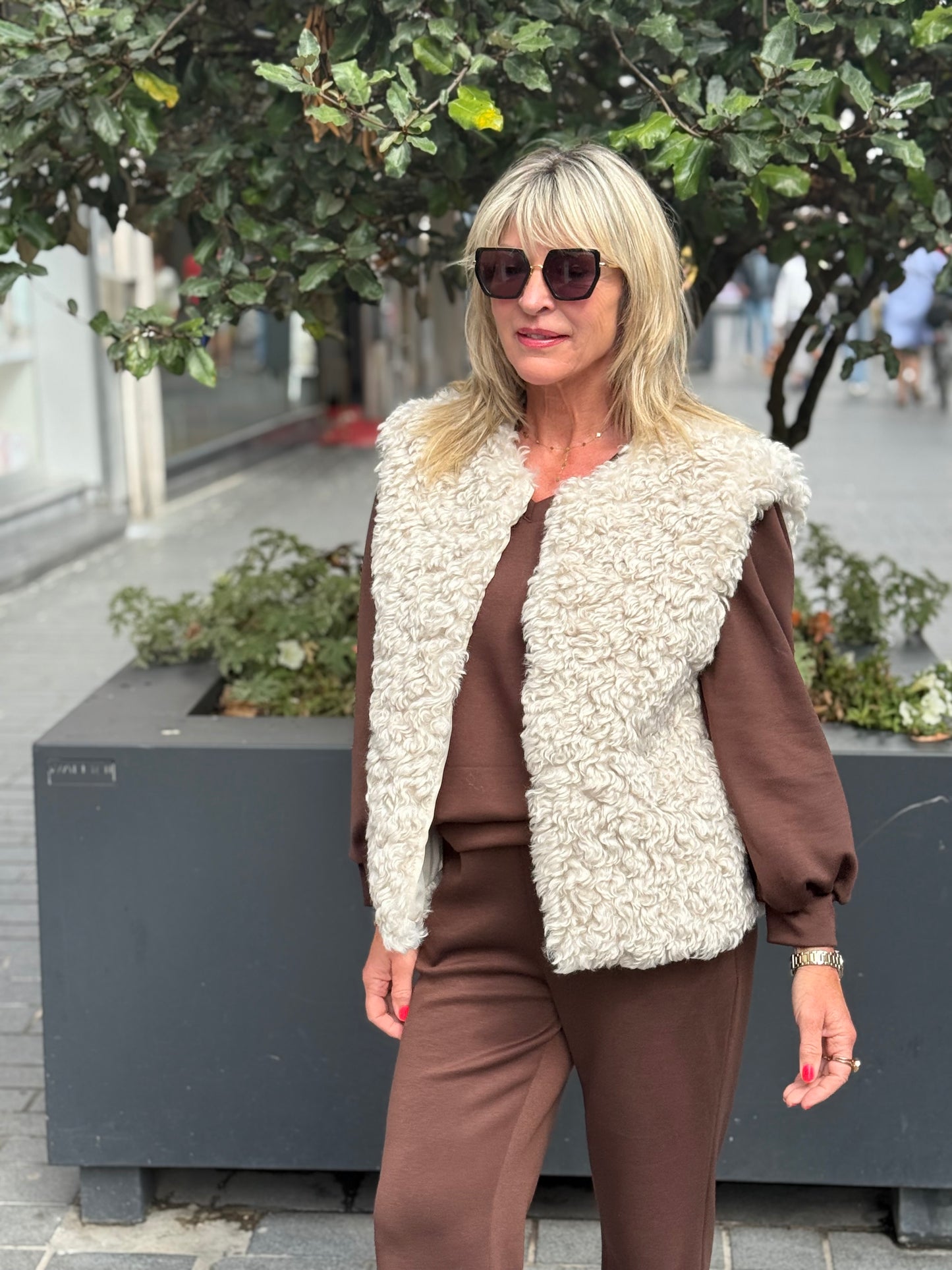 Bodywarmer Brita Beige